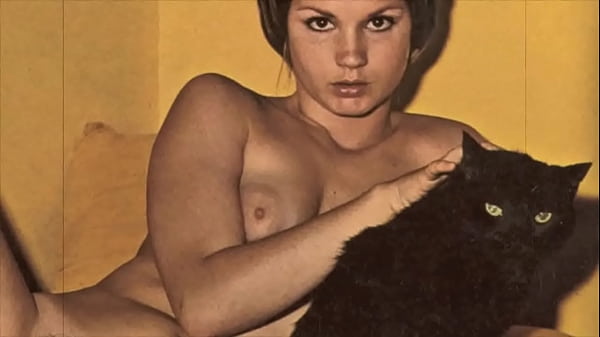 Vintage Babe & Her Furry Friend