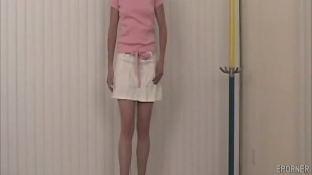 Shy Brunette Teases Her Wet Pussy