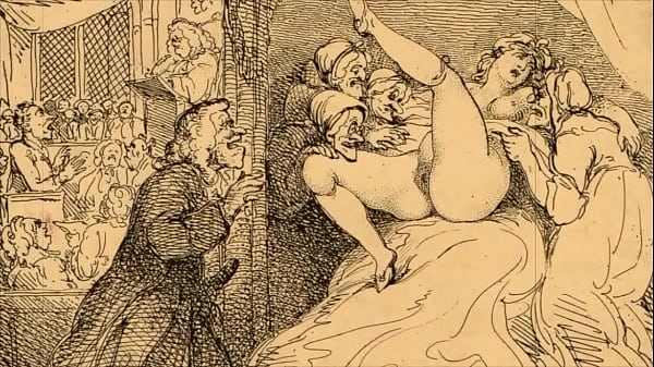 Old-Timey Peeping Toms Get a Load of This Pussy