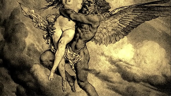 Winged Beast Claims Her Wet Pussy