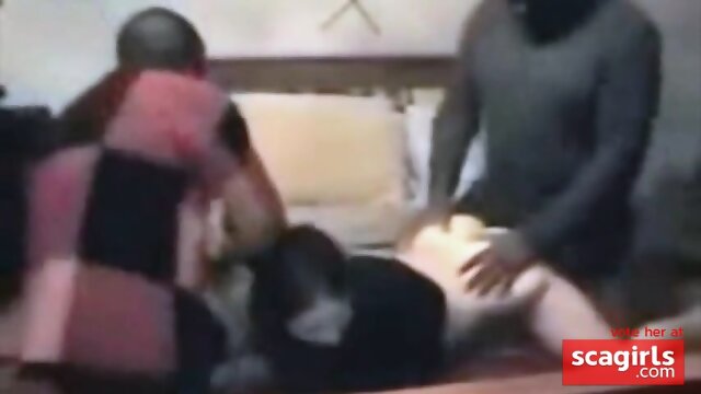 Hubby's Out, BBCs In: 90s Wife Gets a Double Dose!