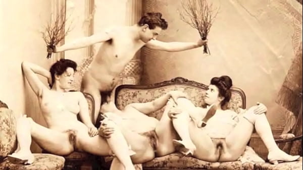 Victorian Spanking Session: Those Hairy Pussies Begged for It